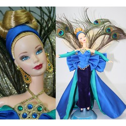 barbie peacock doll