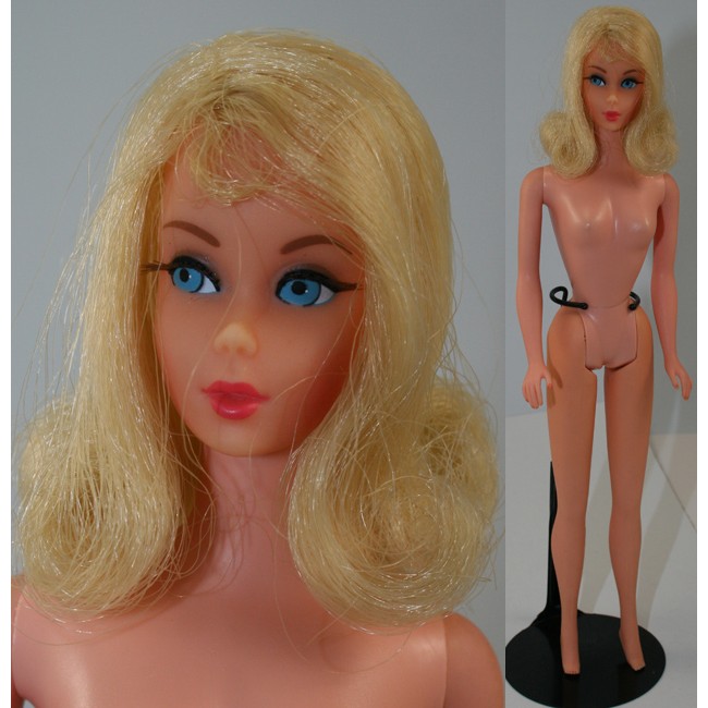 My Favourite Doll Twist N Turn Flip Barbie Blonde Nude Doll