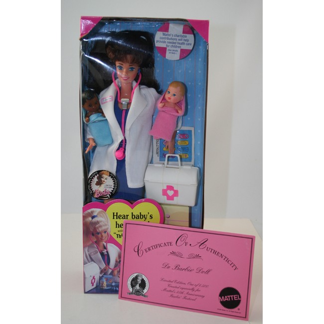 dr sarah gilbert barbie doll