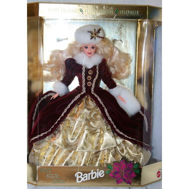 1996 holiday barbie doll value