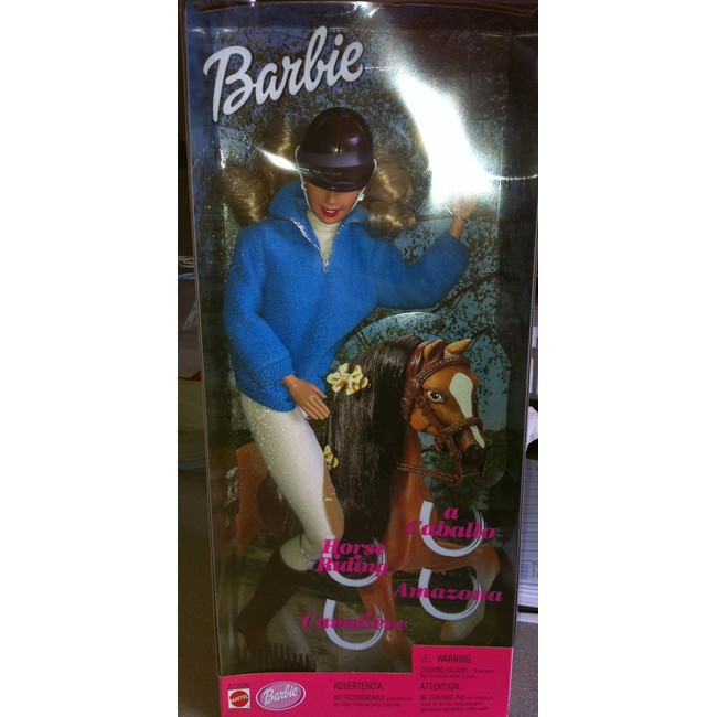 horse riding barbie