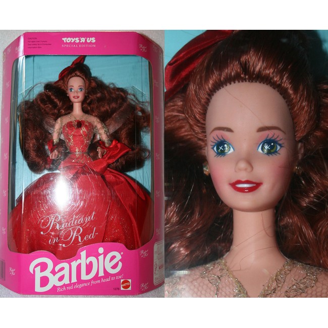 radiant in red barbie